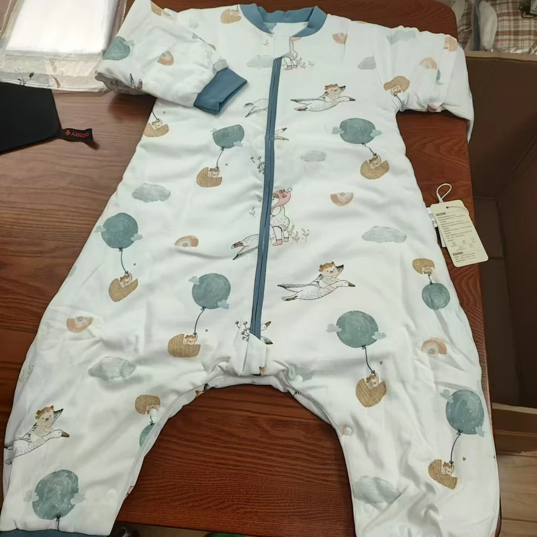 宝宝薄棉睡袋儿童睡袋