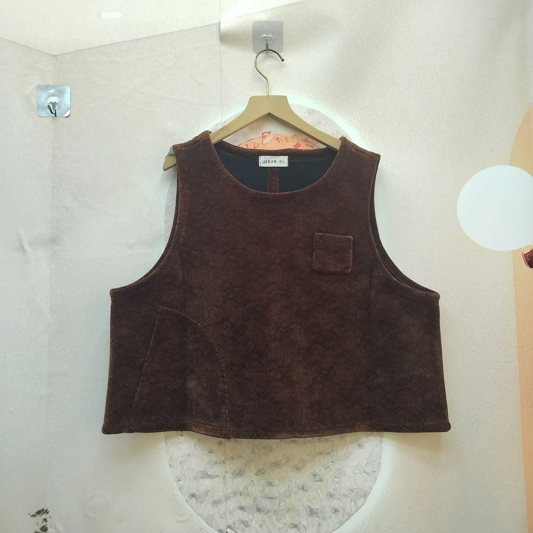 7359新之峰新款上新加绒加厚休闲潮流百搭舒适气质上衣保暖马甲