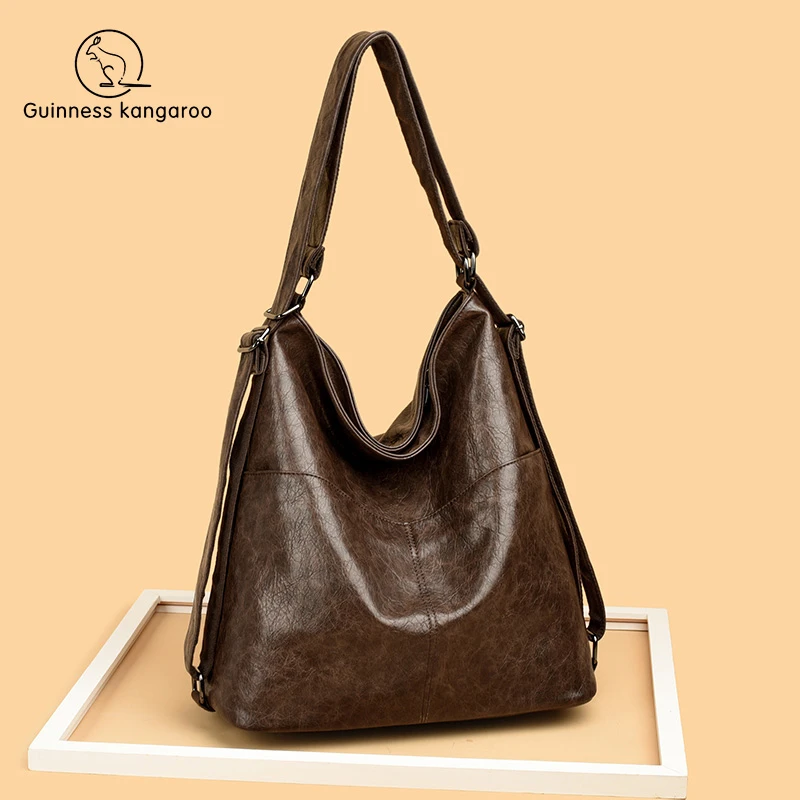 托特包女包包新款高级大容量单肩包外出复古双肩包大气斜挎包