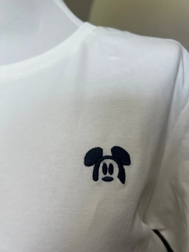 白色T恤纯棉刺绣内搭