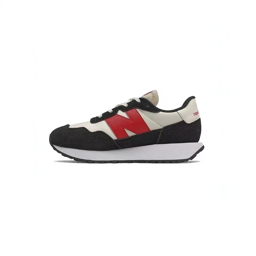 全新正品 NEW BALANCE/NB237系列潮流黑红白运动儿童鞋 GS237BR1