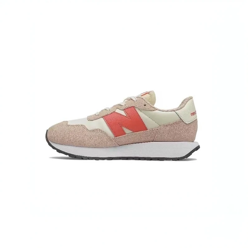 全新正品 NEW BALANCE/NB237系列潮流粉色儿童运动鞋 GS237PK1