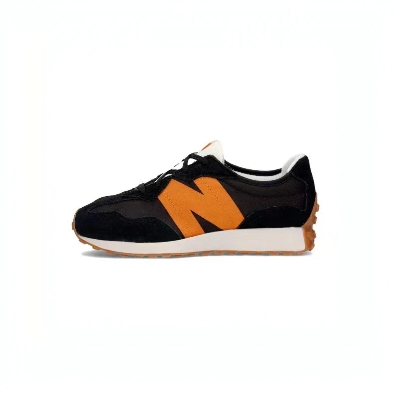 全新正品 NEW BALANCE/NB 327系列潮流黑色儿童运动鞋 GS327HN1