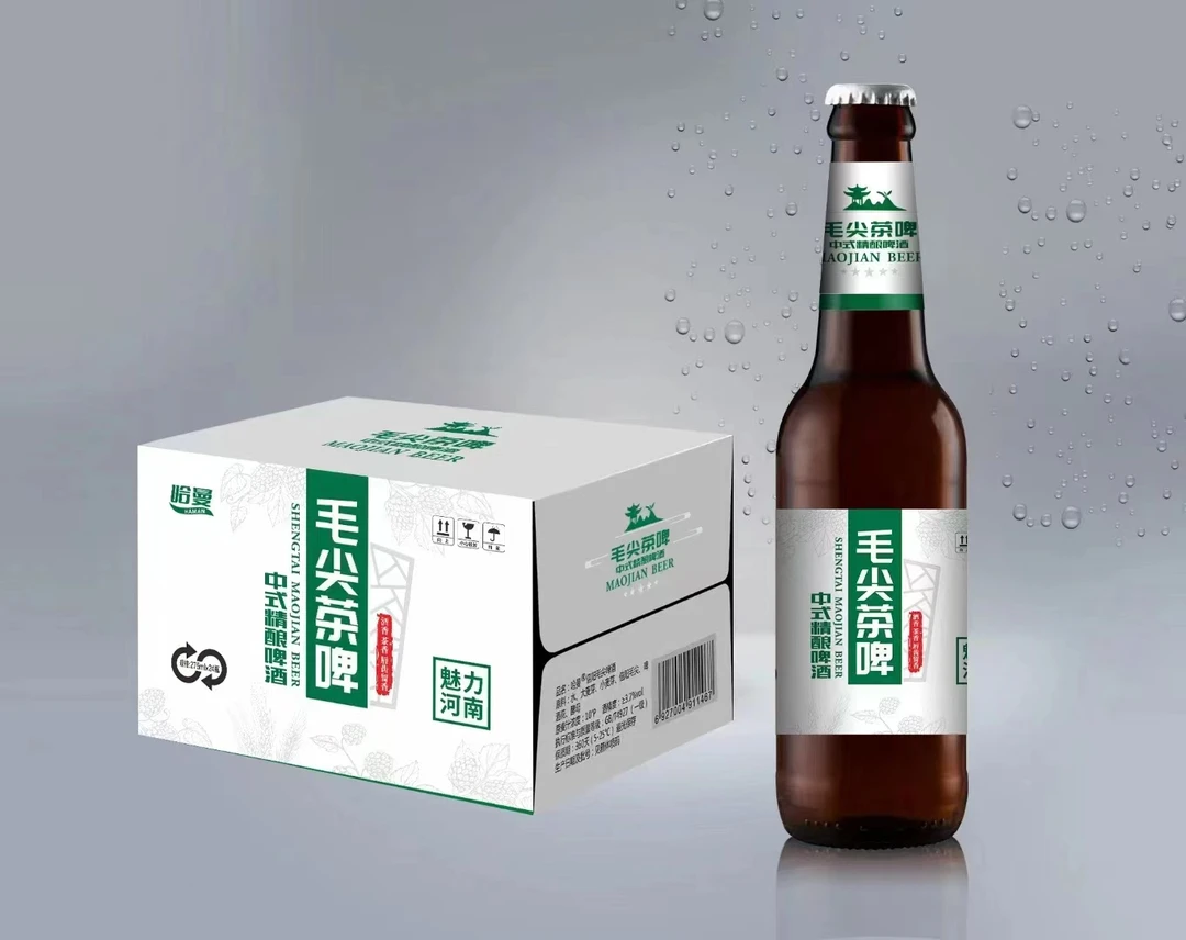 哈曼中式精酿毛尖茶啤275*24/瓶