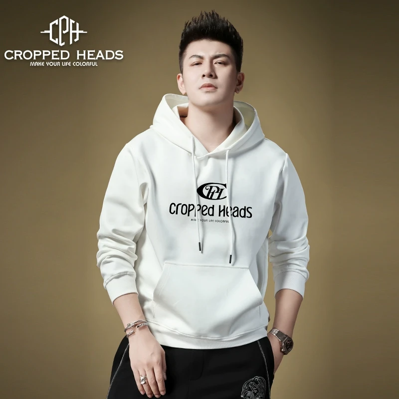 连帽卫衣男新款春秋装潮牌重磅美式宽松加绒帽衫外套男秋冬季男士