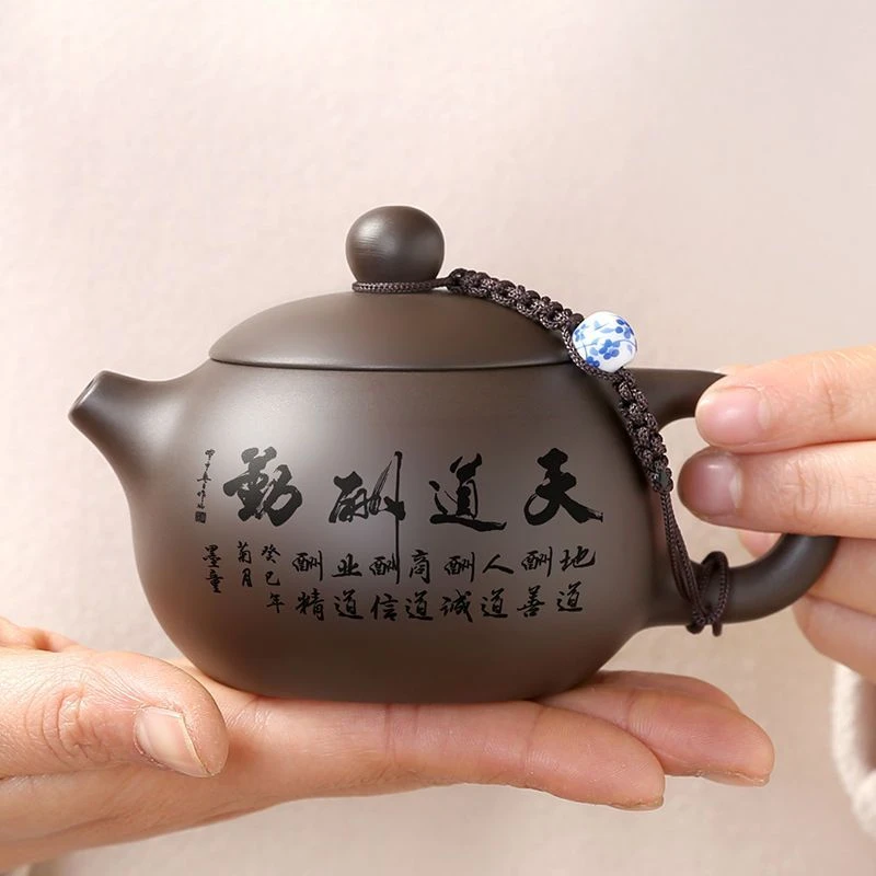 【小扬哥推荐】正宗紫砂壶纯手工西施壶家用礼品茶壶球孔功夫茶具