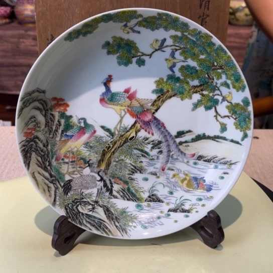摆件青花手工陶瓷碗