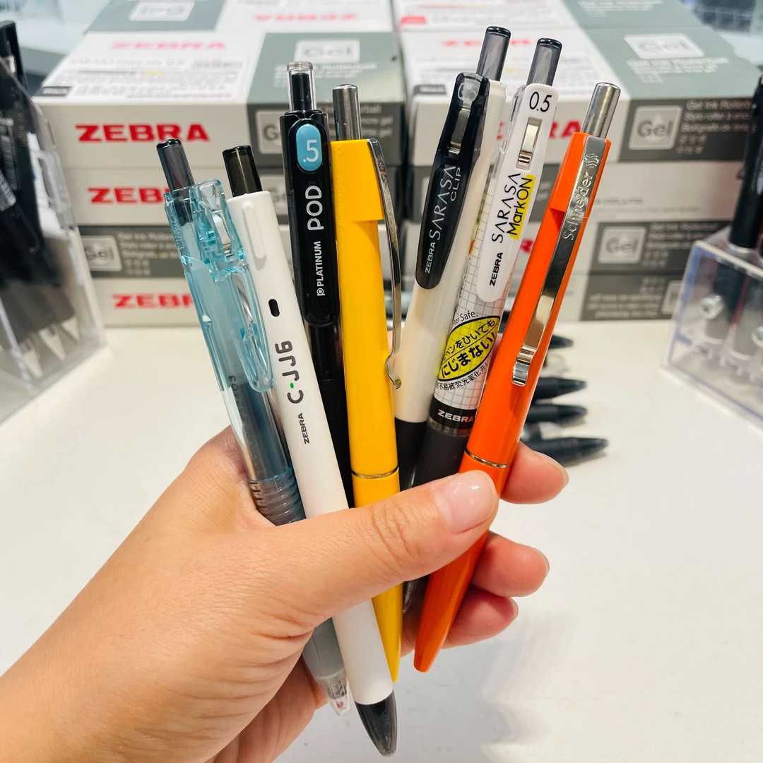 小媛组合ZEBRA/斑马组合中性笔7支黑色0.5MMX41组合