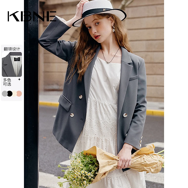 西装外套女设计感小众kbne2025春秋新款休闲小西服职场通勤小个子