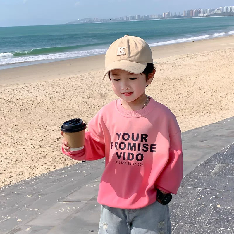 儿童卫衣2024春季新品童装儿童韩版渐变卫衣男女童个性秋季上衣潮