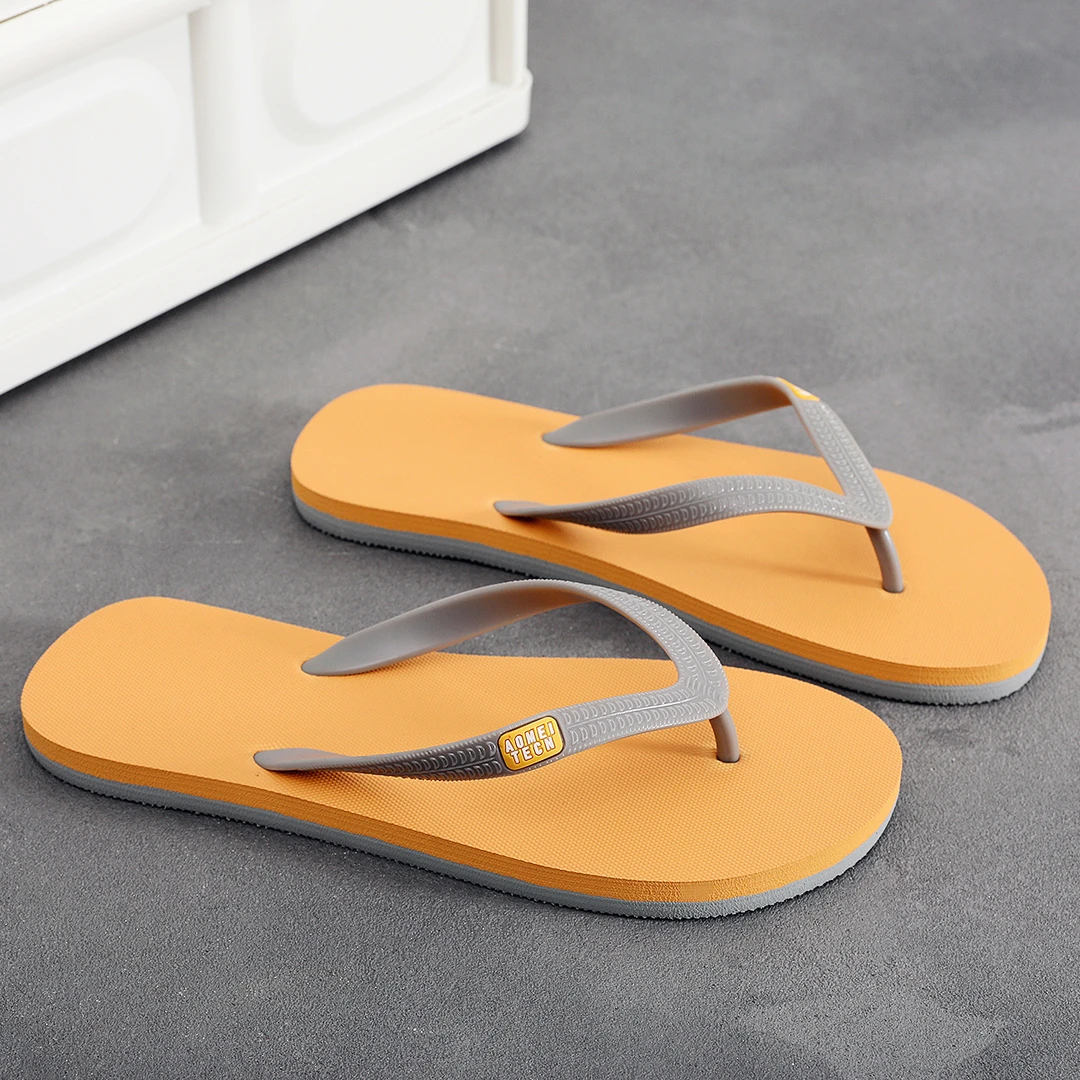 人字拖高档外穿防滑防臭潮流男士男款拖鞋夏季耐磨{橡胶}人字拖鞋