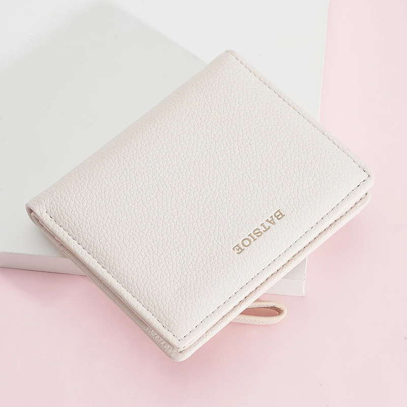 2025新款纯色多功能短款小钱包女小巧百搭学生包包小众零钱包