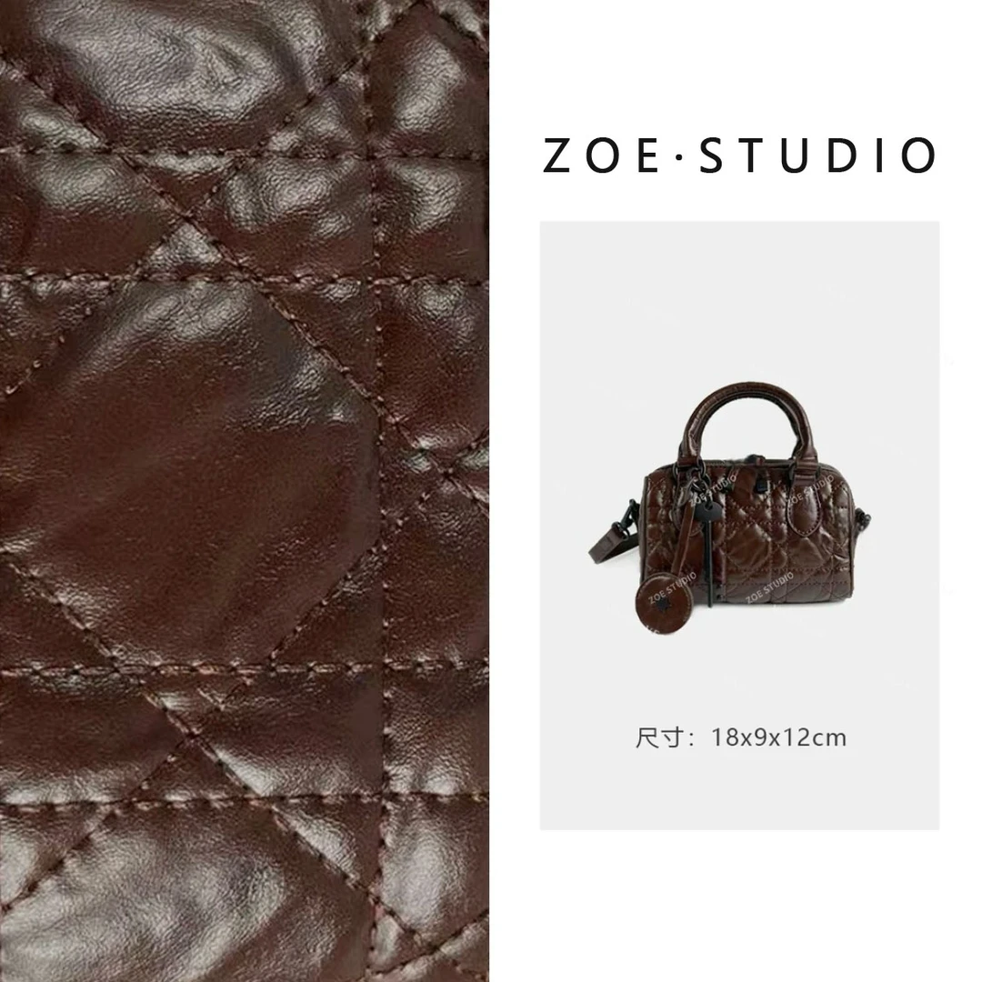 【佐伊甄选】ZT-D7070-手抓牛皮咖轻奢女士时尚通勤百搭腋下斜挎包