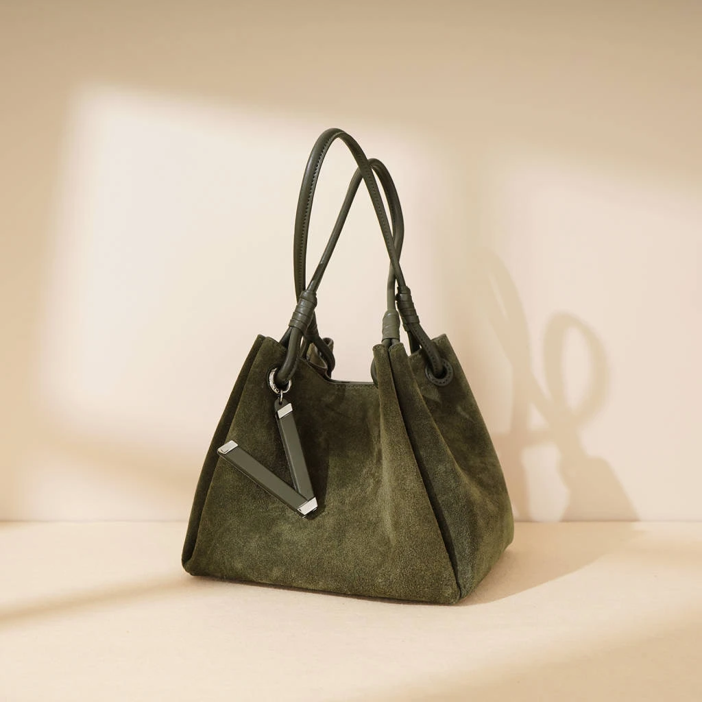 【佐伊甄选】ZG-F9848C-苔藓绿轻奢女士时尚潮流百搭通勤腋下斜挎包