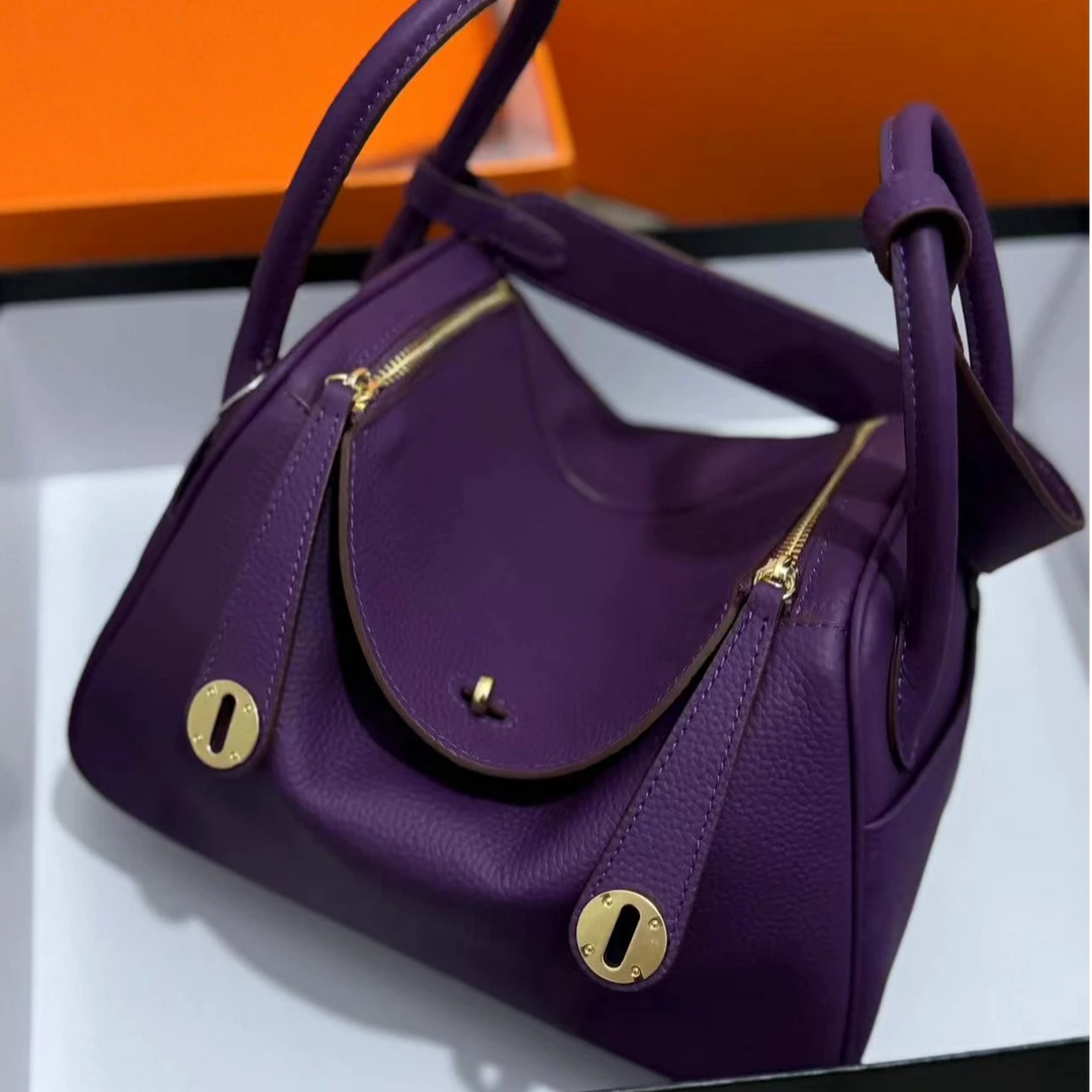 【佐伊甄选】XKY-3983-海葵紫轻奢女士时尚通勤小众气质百搭手提包