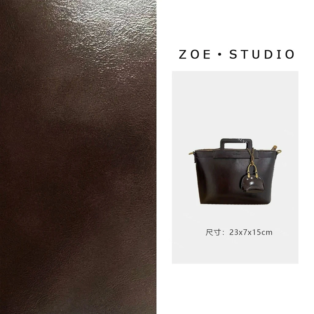 【佐伊甄选】SK-62608-黑糖咖啡轻奢女士时尚通勤小众百搭斜挎包包