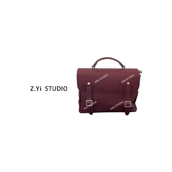 【佐伊甄选】SK-62628-葡萄酒轻奢女士时尚气质小众单肩腋下斜跨包