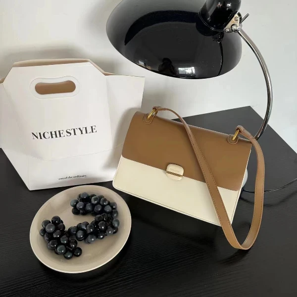 【佐伊甄选】XY2-8207-奶昔白-小众时尚潮流休闲通勤气质包包女