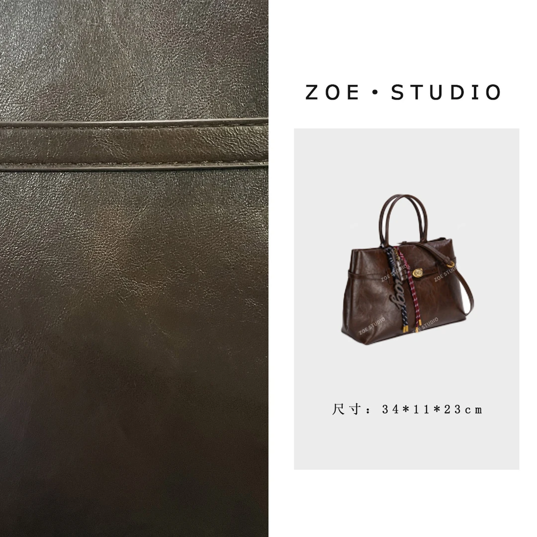 【佐伊甄选】GQ-2910-咖啡韩版时尚气质小众肩包轻奢斜挎包包女