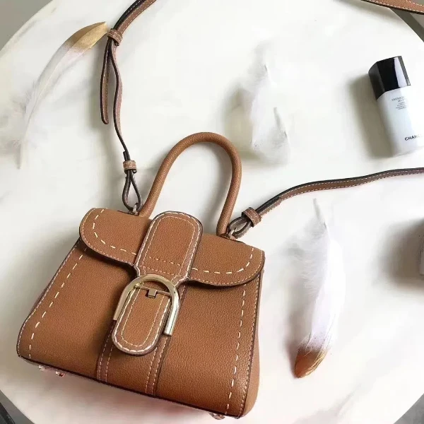 【佐伊甄选】XKY-3936-棕色轻奢女士时尚复古气质小众腋下斜跨包