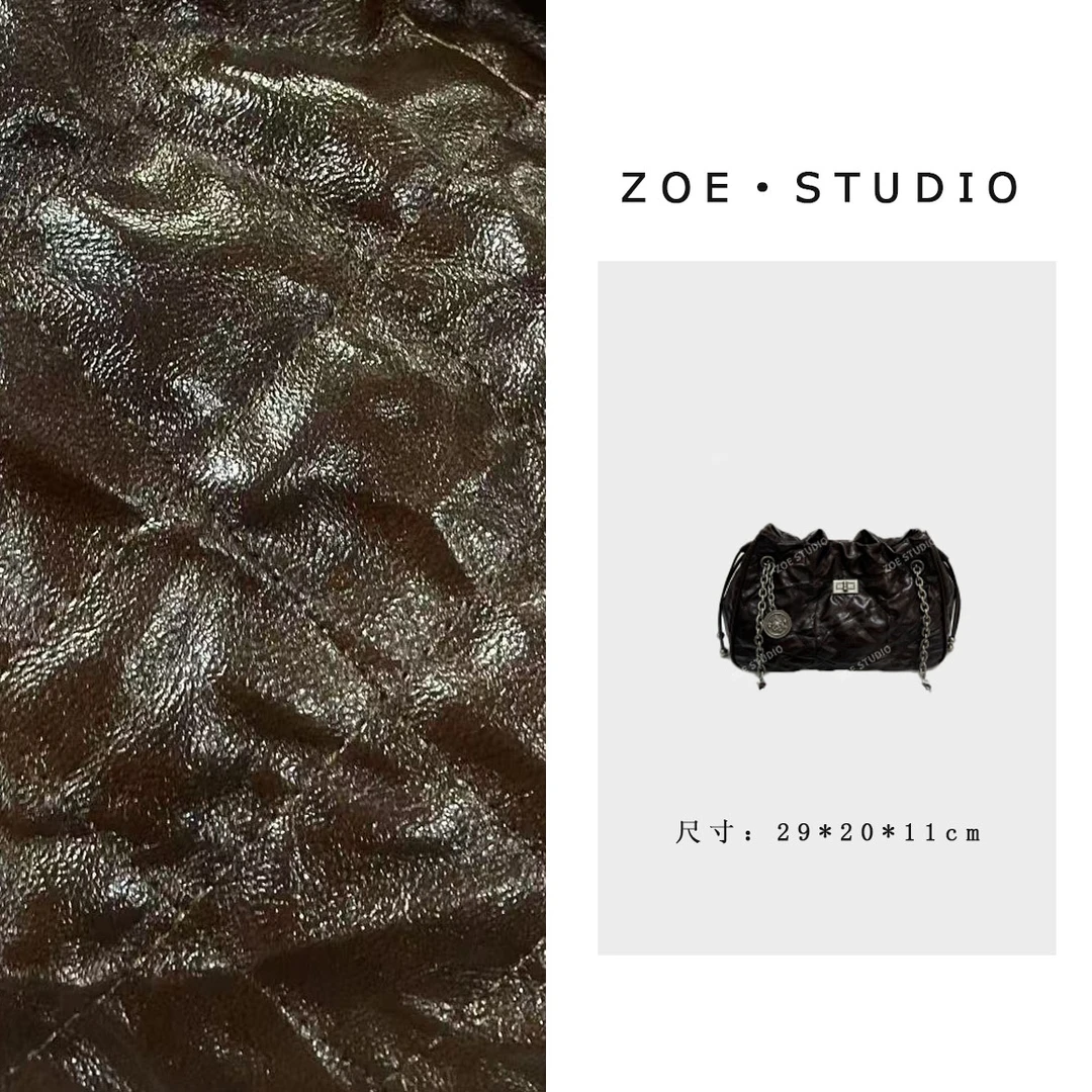 【佐伊甄选】ZT-D7089-摩卡咖啡轻奢时尚潮流百搭通勤腋下女士包