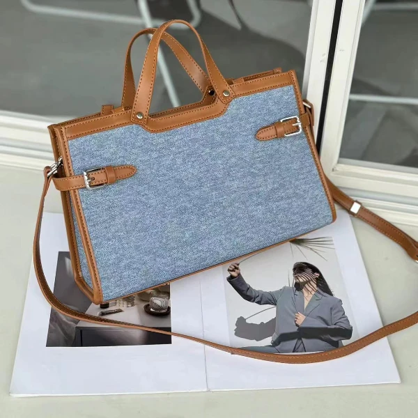 【佐伊甄选】XKY-3204-蓝色轻奢新款小众时尚潮流韩版腋下斜挎女包