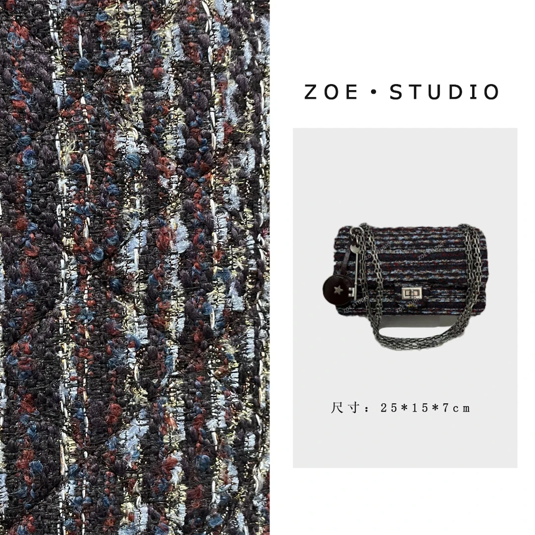 【佐伊甄选】ZT-D7122-七彩粗花妮时尚简约通勤休闲韩版腋下斜挎包