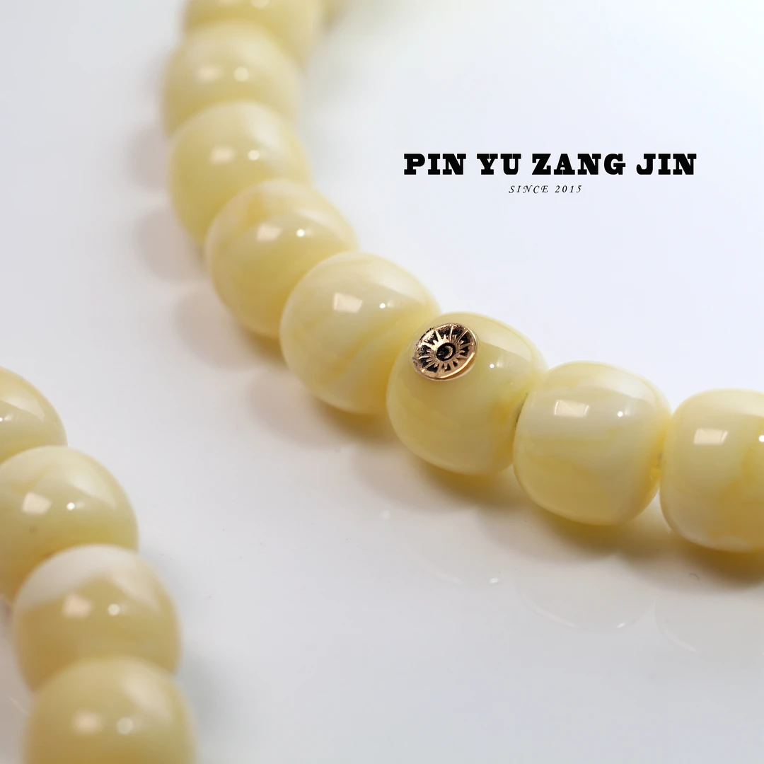PJ0182 白蜡单圈手串8*7