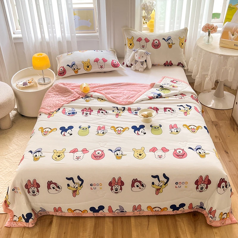 夏凉被针织棉凉感丝空调被水洗夏被空调被机洗单人