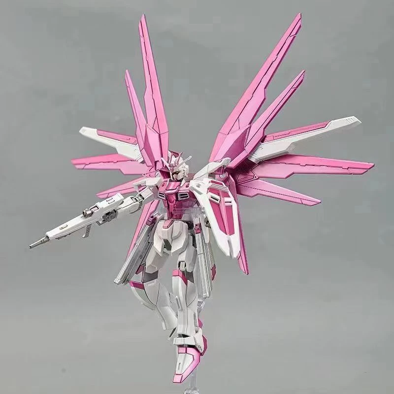 新品高高模型HG樱花粉自由高达 1/144强袭自由拼装模型玩具补件
