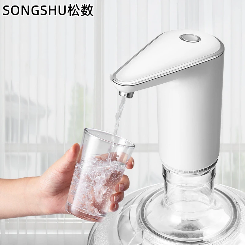 电动抽水器家用矿泉水纯净水桶抽水一体式机身智能水桶抽水器