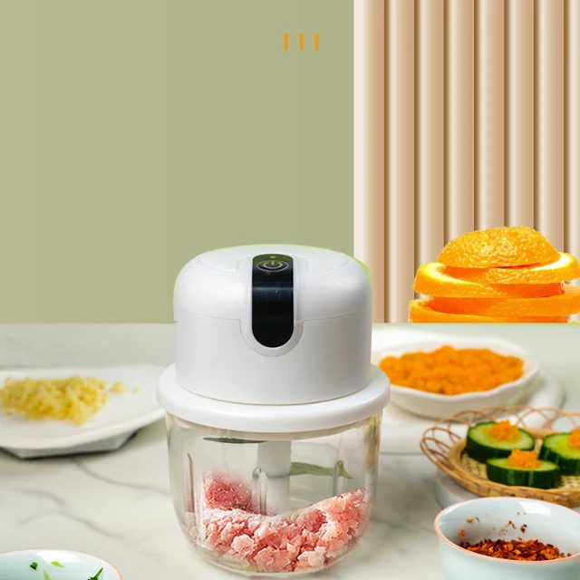 电动料理机捣蒜器无线辅食机便携式料理机家用迷你蒜泥机绞菜小型