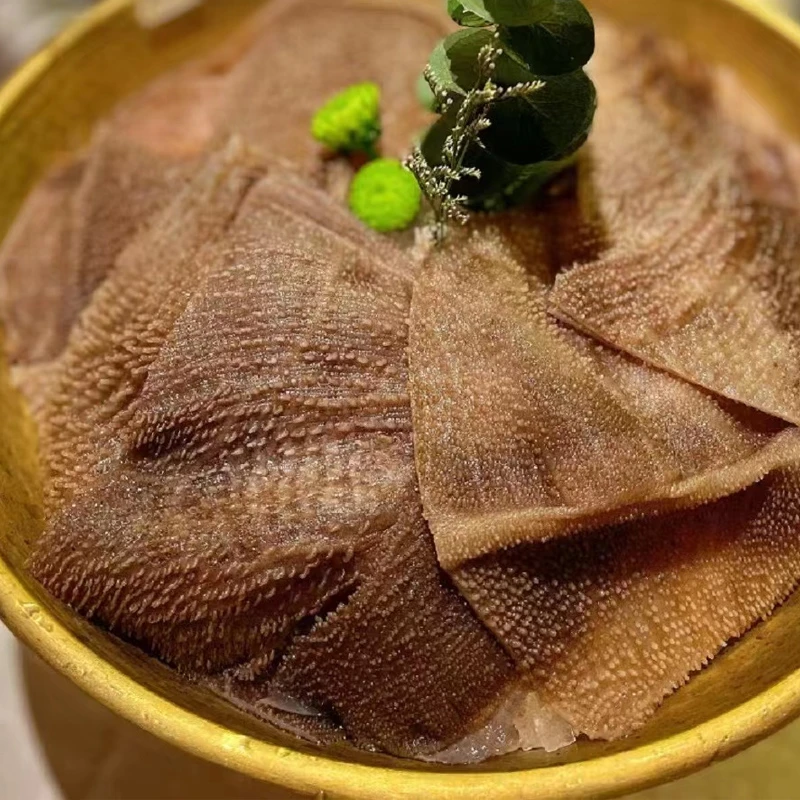 现场称重中叶毛肚净重3斤重庆火锅食材串商用牛肚脆爽牛百叶新鲜