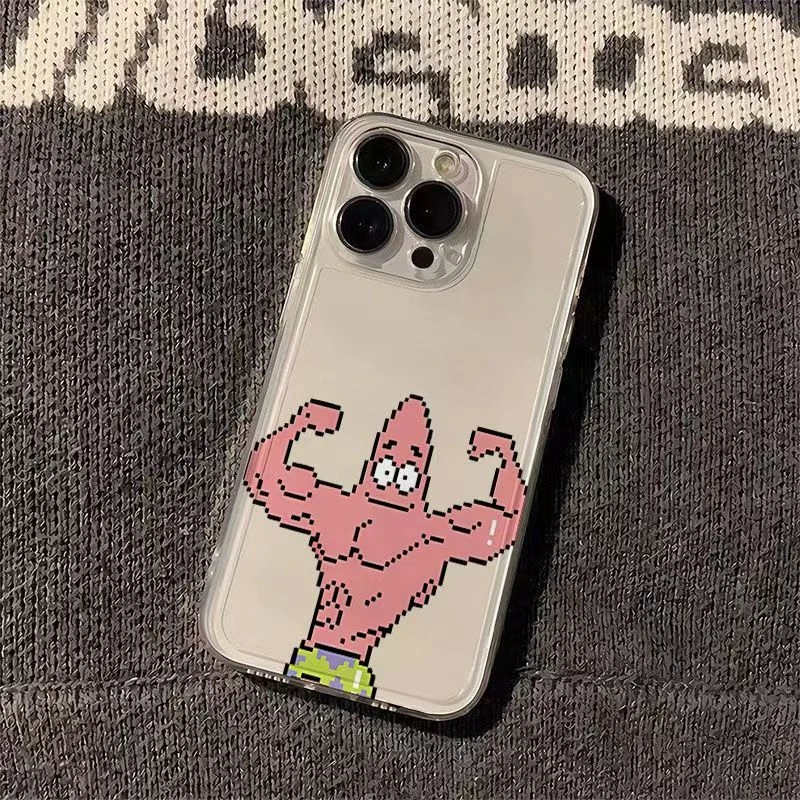 肌肉派大星适用安卓苹果手机壳华为荣耀小米红米OPPOVIVO一加魅族