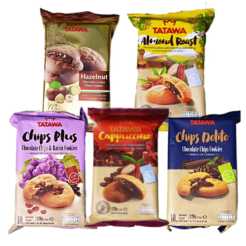 马来西亚TATAWA曲奇饼干120*3袋