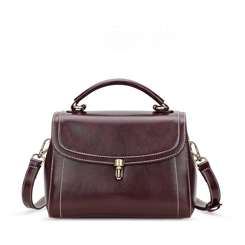 新款真皮包包大容量工厂手提通勤吧包斜挎休闲时尚大容量牛皮女包