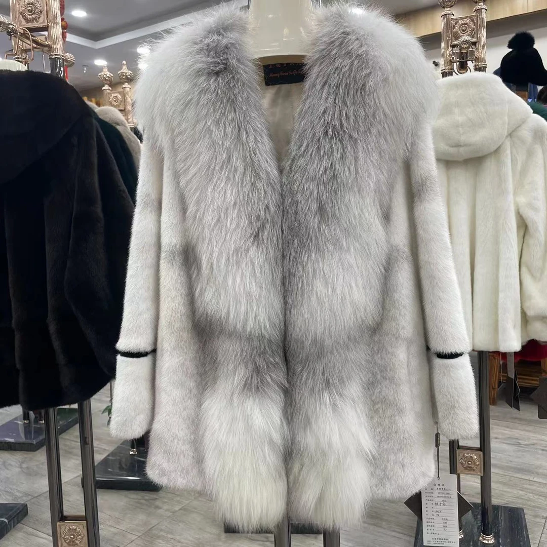 27号 进口天鹅绒狐领蝙蝠式小短款 3018