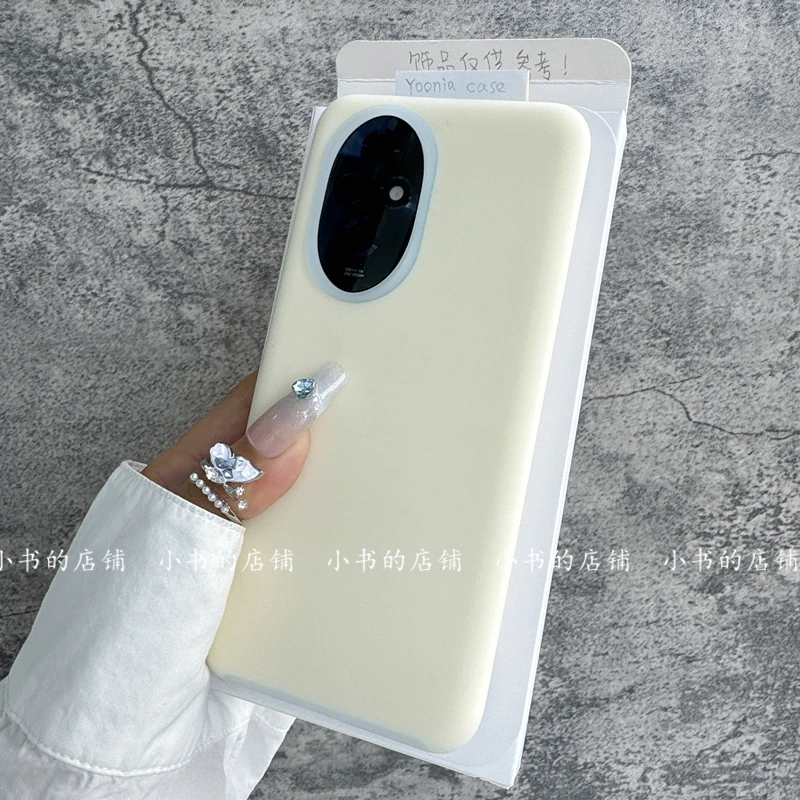 YOONIA适用荣耀200手机壳200pro液态硅胶pura70果冻magic6半透新