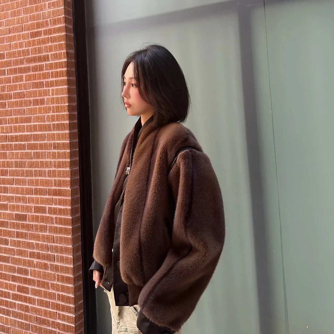 SUSU SELECT｜双面穿可拆卸进口环保皮大衣复古背心马甲外套