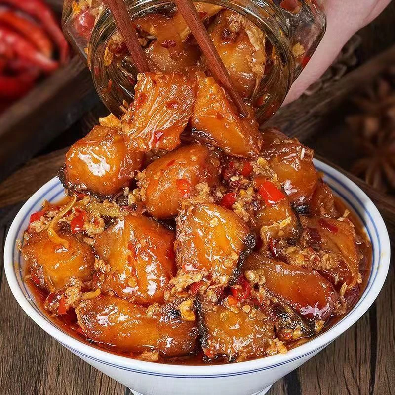江西特产酒糟鱼开胃下饭菜罐装酒糟鱼块开罐即食香辣味