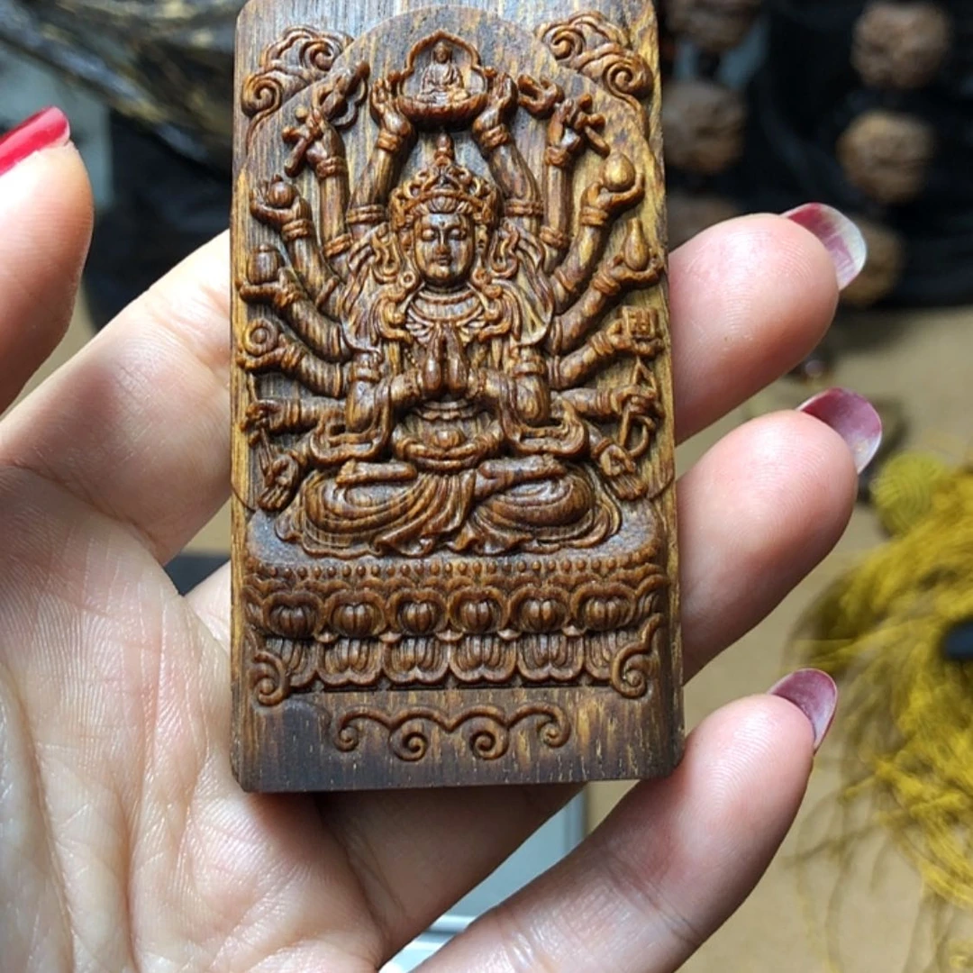 【闪购商品】雕刻木材战*富森红土沉香