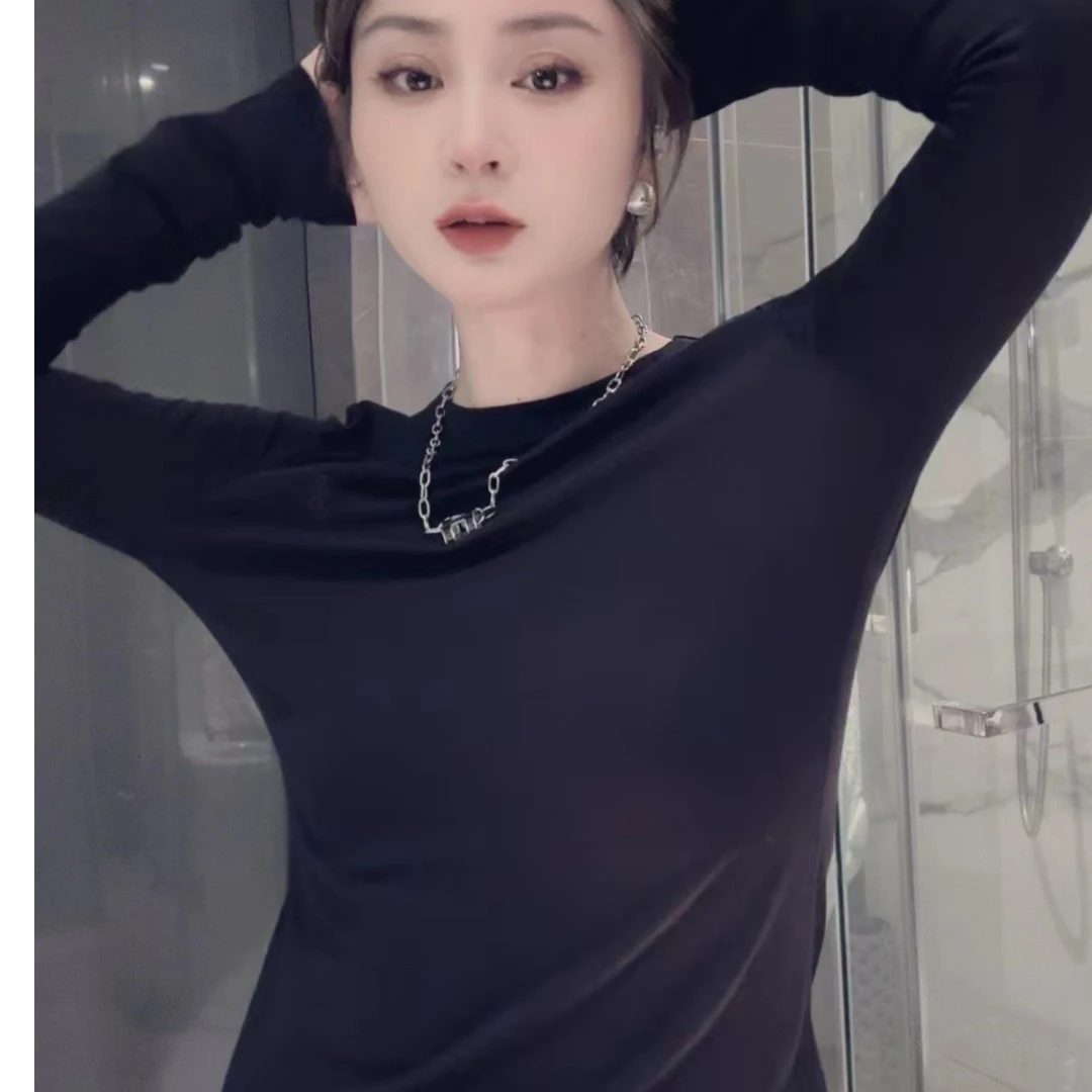 范爷FANYE百搭净版修身长袖T恤23Q07