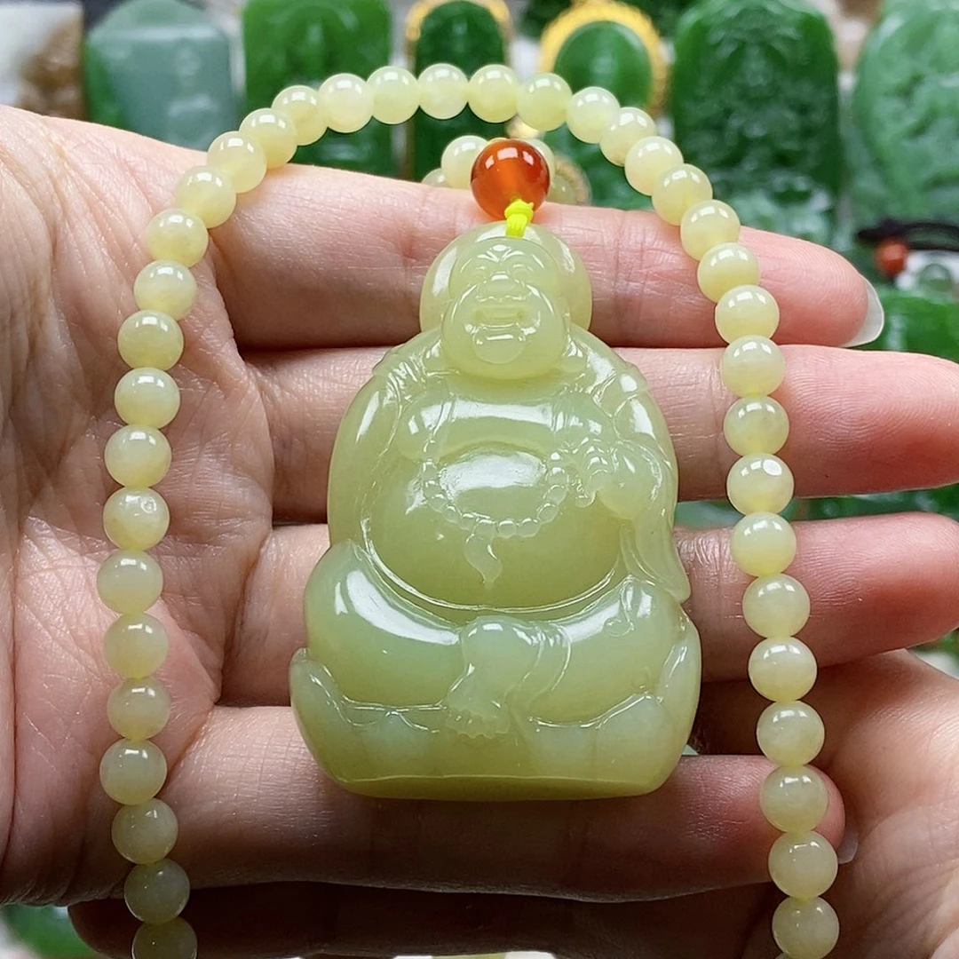 和田玉颈饰未镶嵌