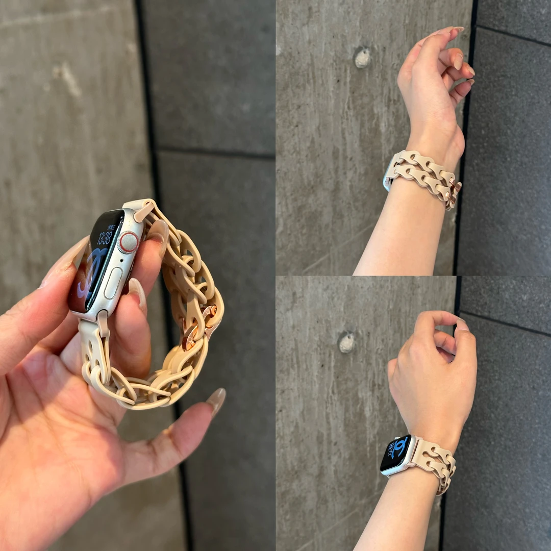 【透气镂空】适配于苹果iwatch1-11seUItra2高级感透气镂空表带