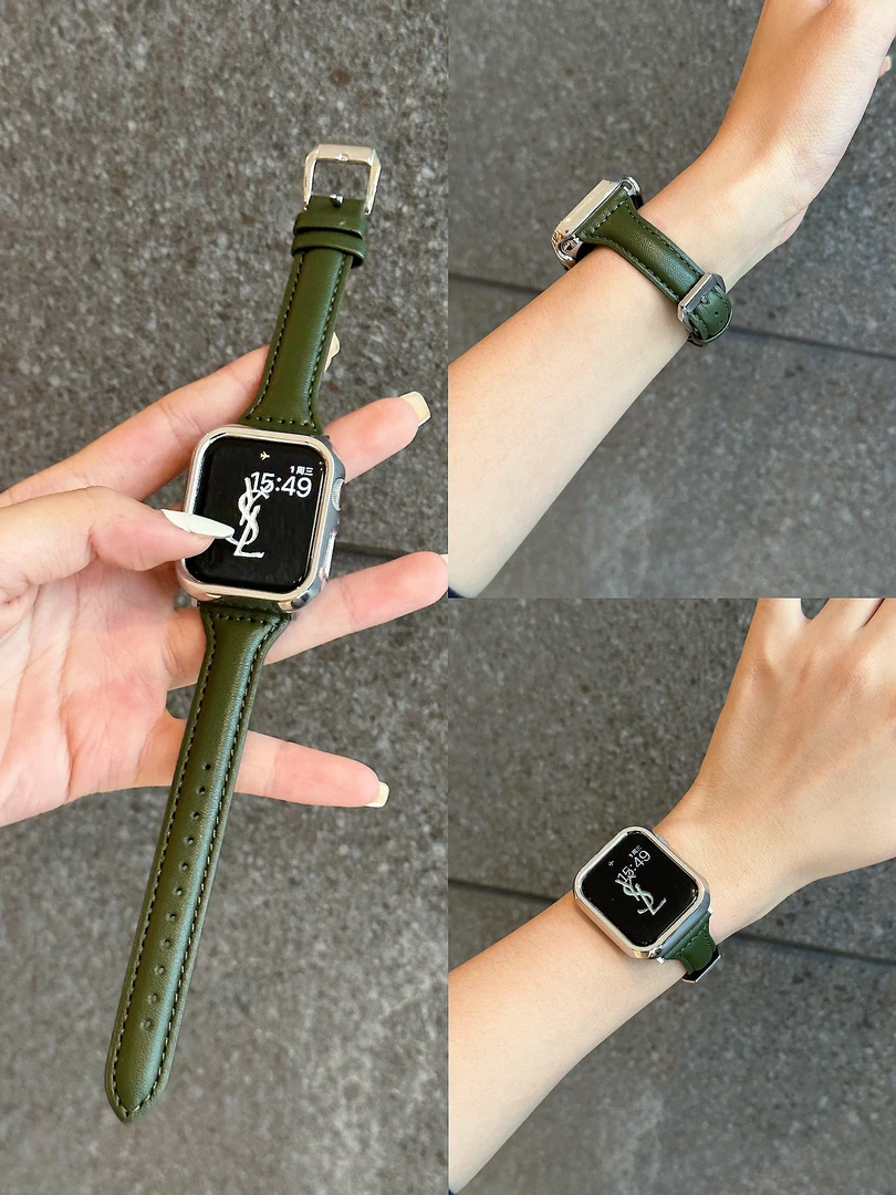 【亭亭玉立】适配于苹果iwatch1-11seUItra2清秀高级感气质时尚表带