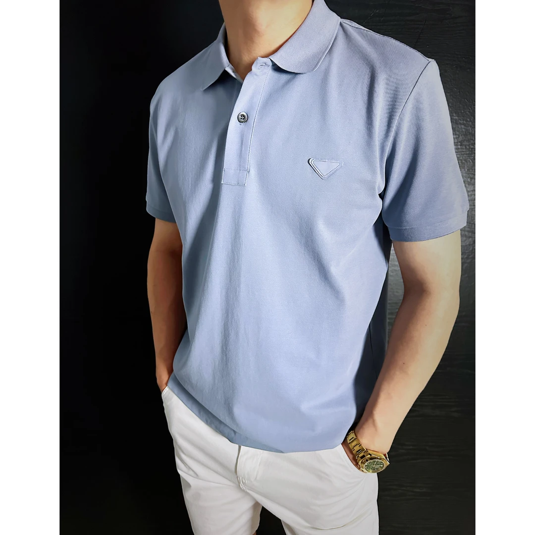 5650版 意式海鸥领 小眼珠地棉 静奢风优雅高级感男士Polo衫