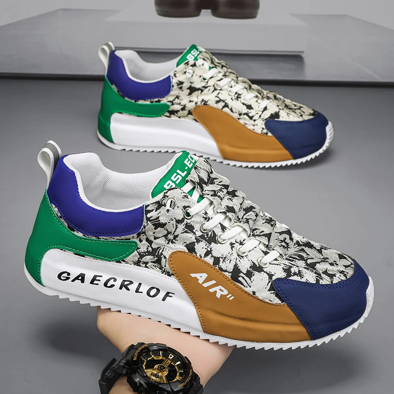 【甄选品质】男鞋2023秋季新款  时尚百搭休闲潮鞋男士跑步学生