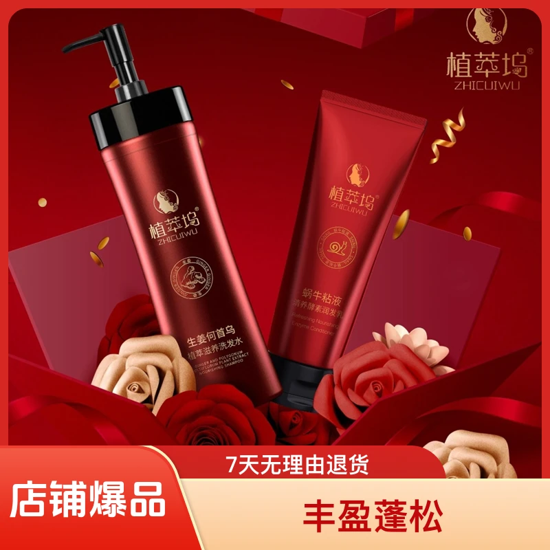 ZHICUIWU/植萃坞生姜何首乌植萃洗发水护发素养发控油去屑柔顺
