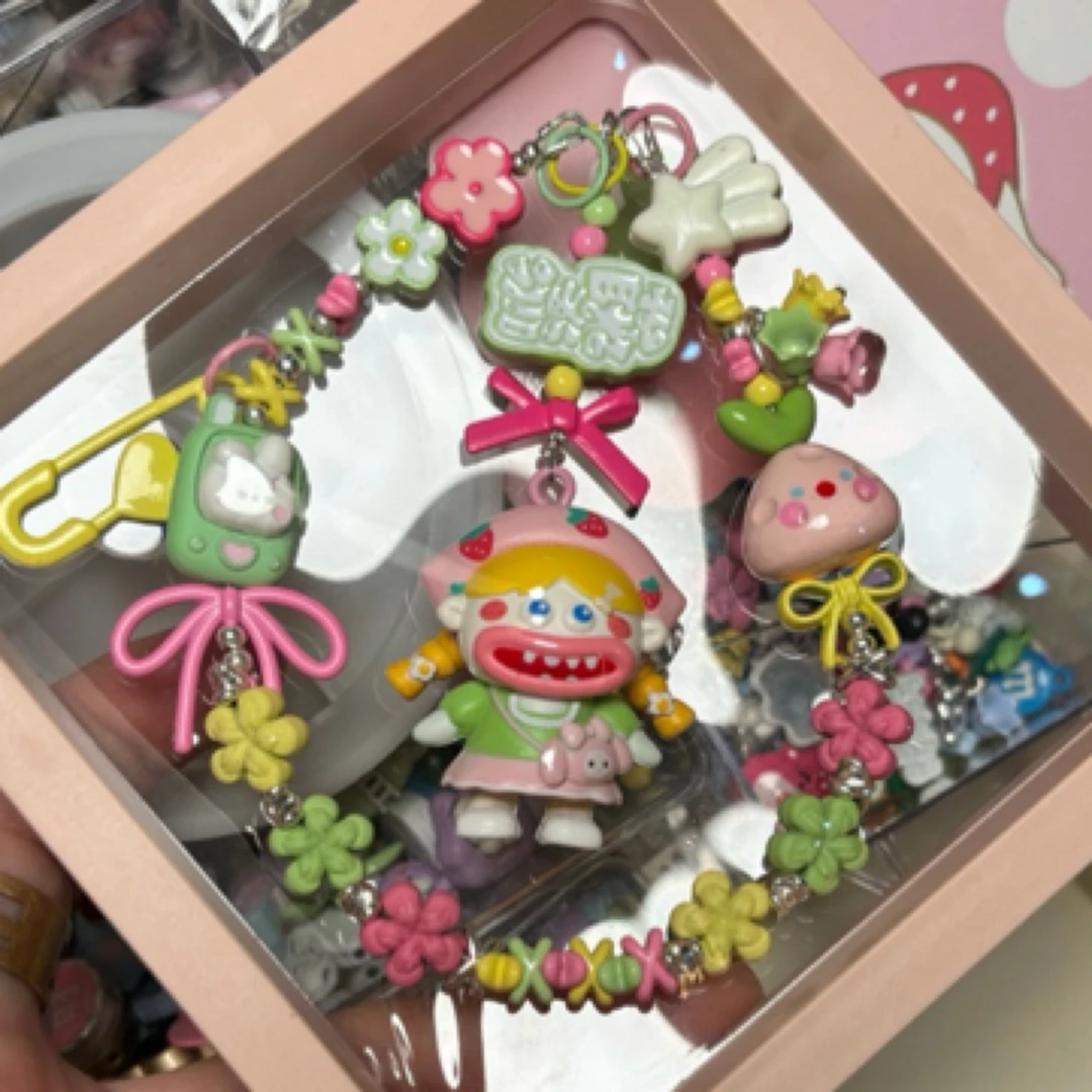 大嘴妹合金手机链可爱挂件通用手机壳挂绳