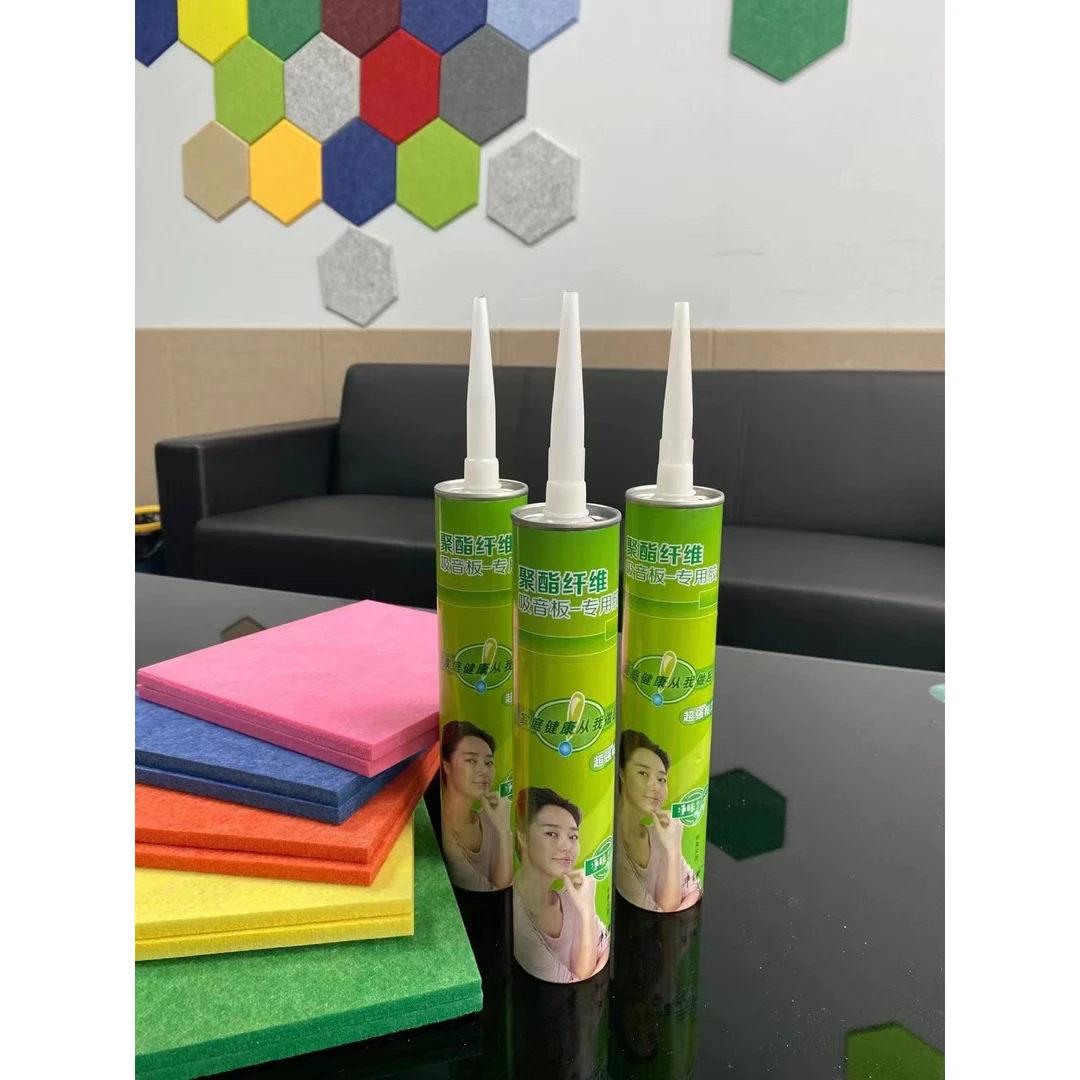 聚酯纤维吸音板隔音棉石膏板瓷砖木板专用玻璃结构环保玻璃胶水